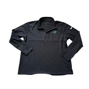 NIKE Carolina Panthers 1/4 Zip, Lightweight, pullover. Size XXL Womens